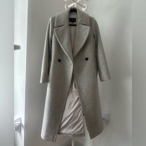 Club Monaco Gray Daylina Wool Coat